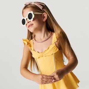 NWT Posh Peanut Disney Princess Belle Yellow Swimsuit Limited Edition Size 2T